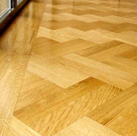 Main Image for article Oak Herringbone Parquet Flooring